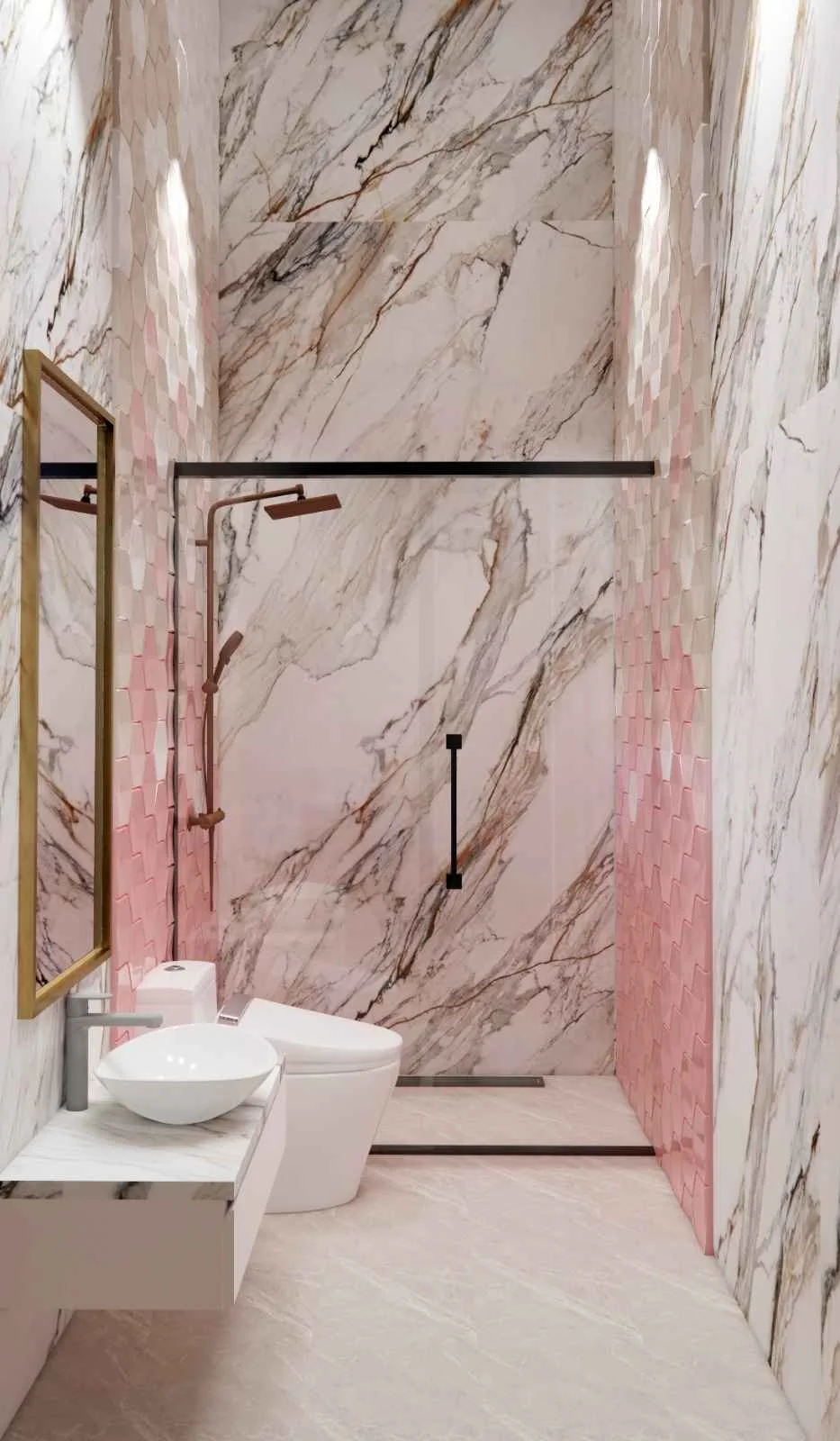 Modern Minimalist Sanitary & Vanity